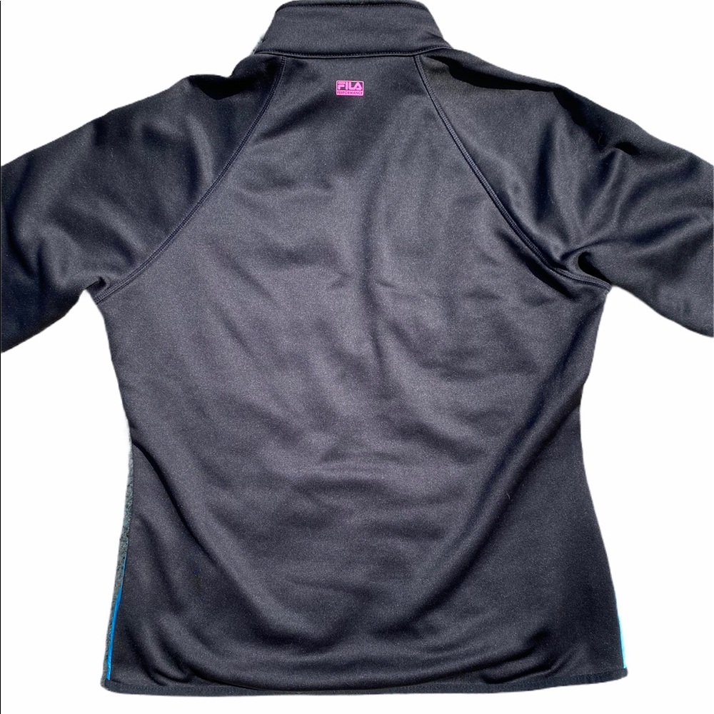 Fila teal/blue & pink Sport Jacket size medium - Picture 3 of 8
